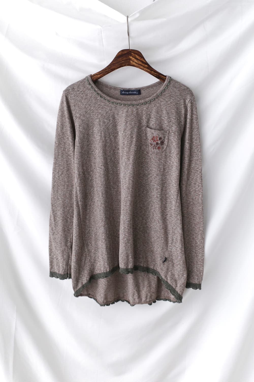 drug store) flower pocket long sleeve 상품이미지1