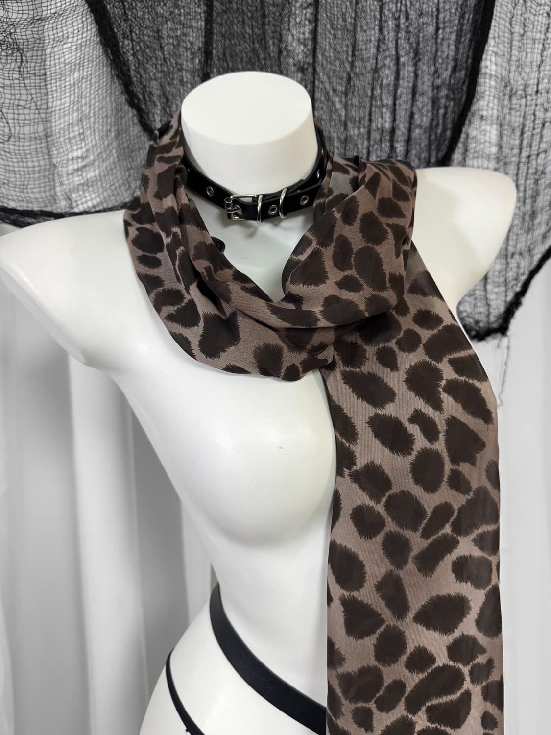 leopard scarf 상품이미지2
