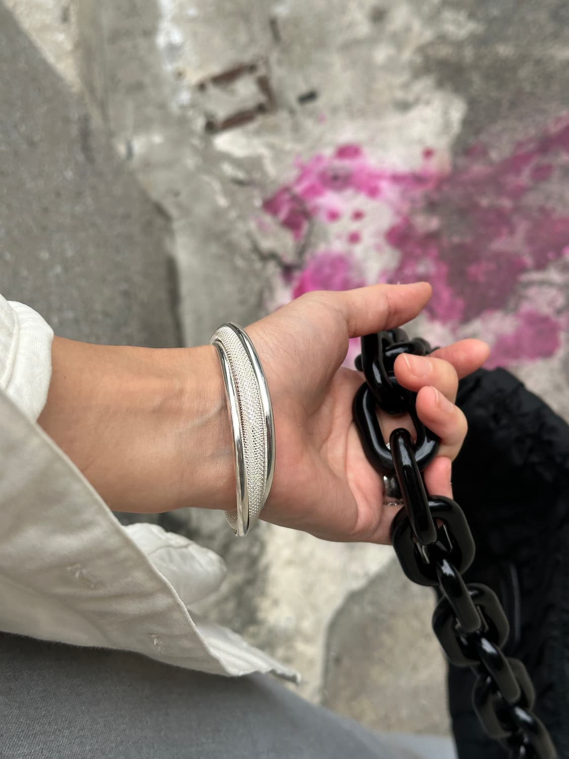 Atlas Weave 925Silver Bangle 상품이미지3