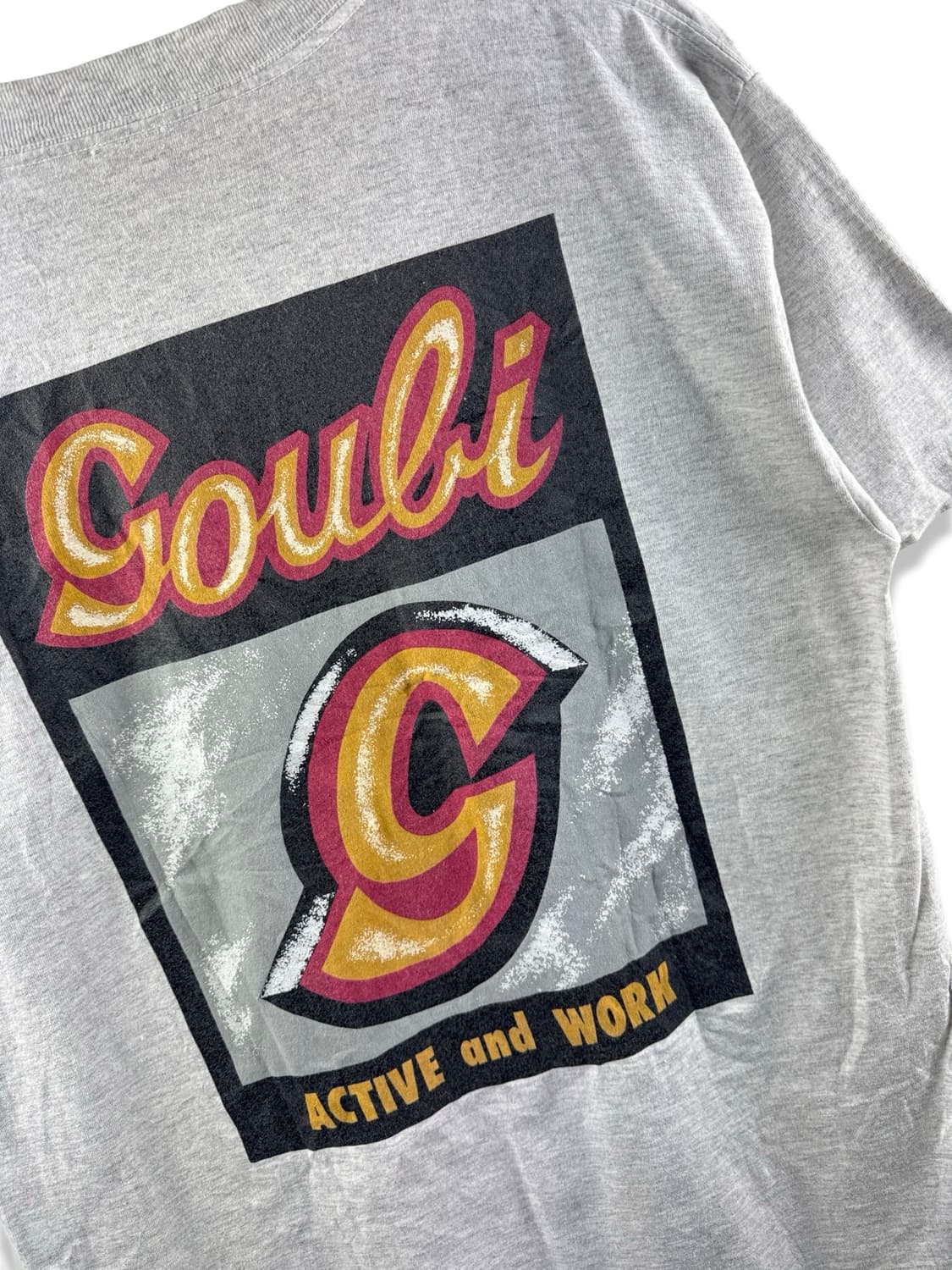 90S 미국제조 Goubi 싱글스티치 반팔티셔츠2284 상품이미지4