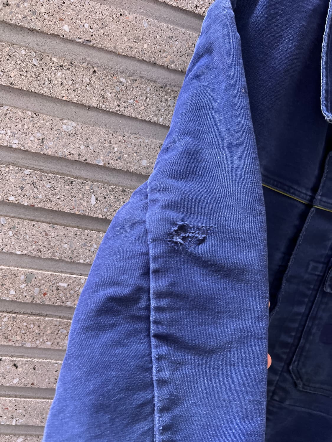 [XL]90's Rofa사 빈티지 워싱 몰스킨 프렌치 워크 자켓 상품이미지7
