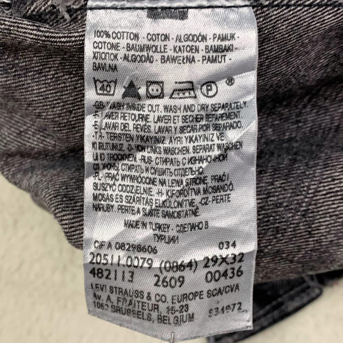 [31] 리바이스 511 슬림핏 신치백 데님팬츠 20511-0079 상품이미지5