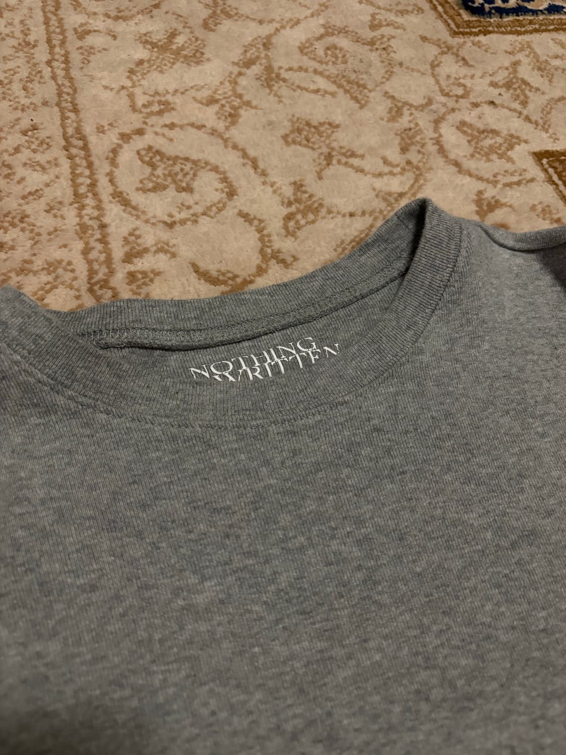 낫띵리튼 nothing written 90s 티셔츠 그레이  상품이미지5