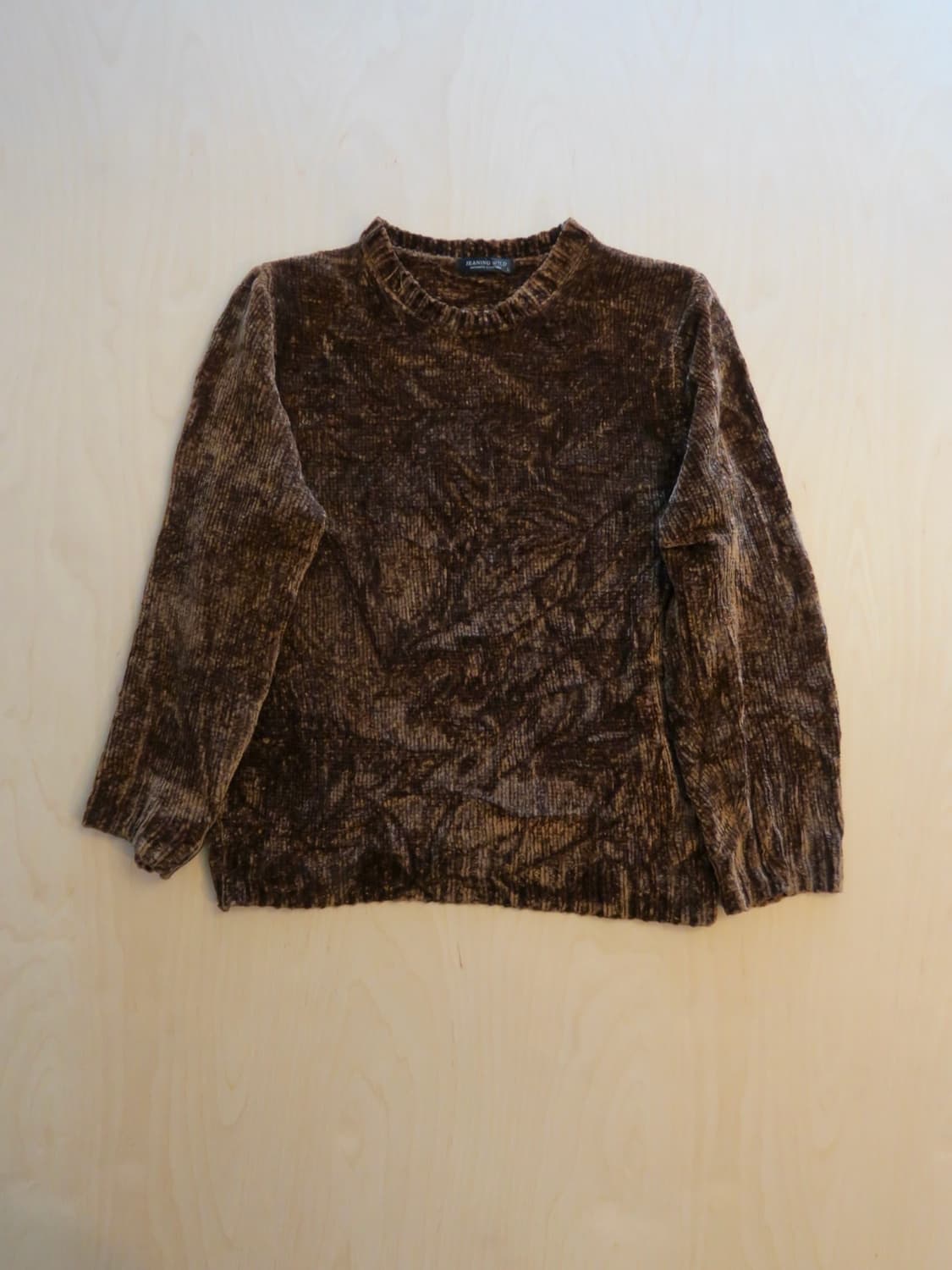 일본 브랜드 빈티지 롱슬리브 골덴 니트 상품이미지4