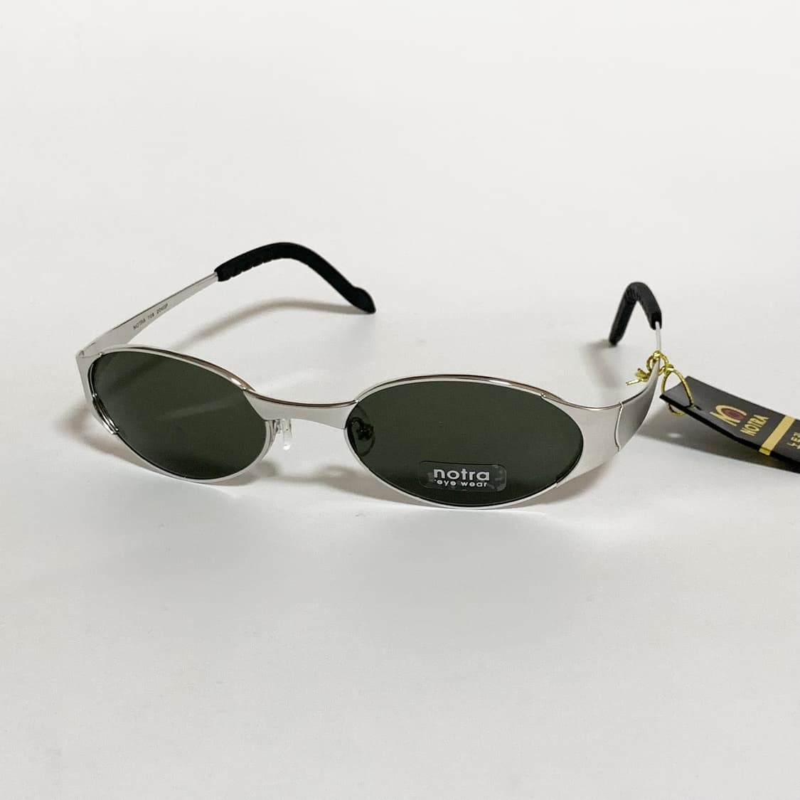 947 데드스탁 실버 y2k 오벌 고글 스포츠 선글라스 실버 메탈 상품이미지4