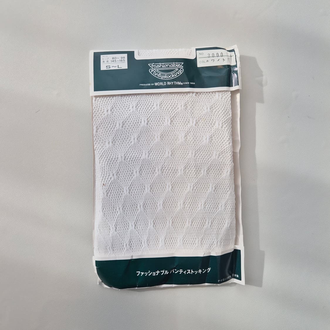 WORLD RHYTHM 화이트 메쉬 망사 팬티스타킹 상품이미지4