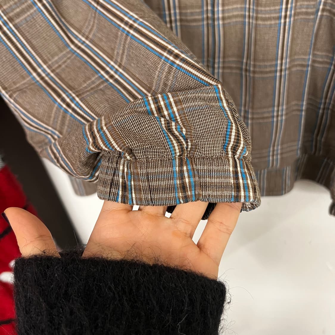 해버굿타임 체크 스윙탑 자켓 상품이미지4