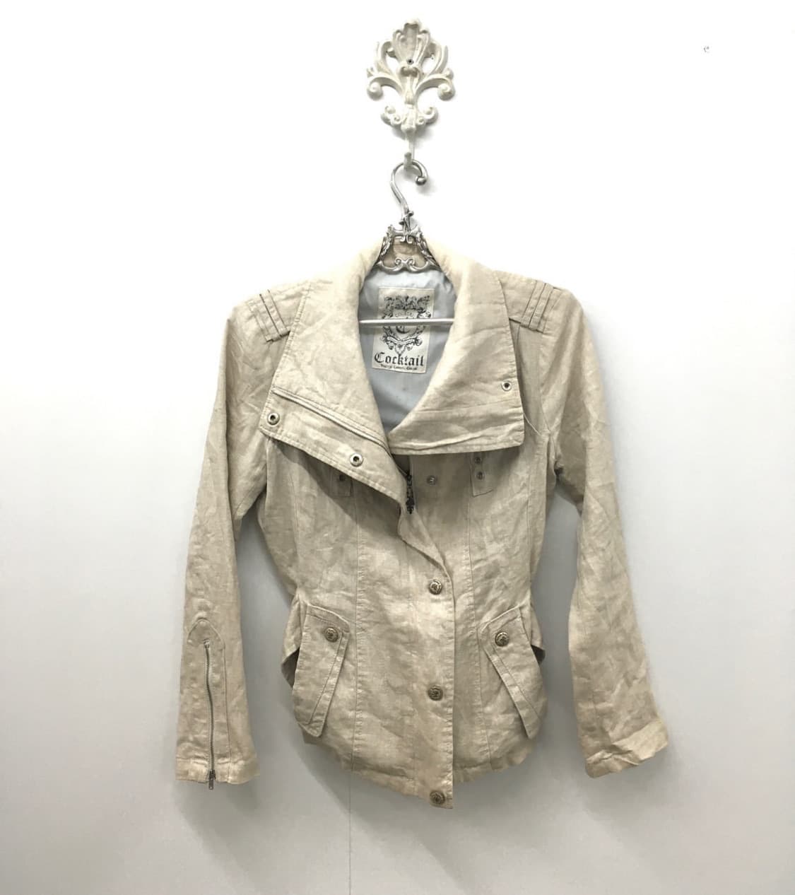 Slim fit zipper detail jacket 상품이미지3