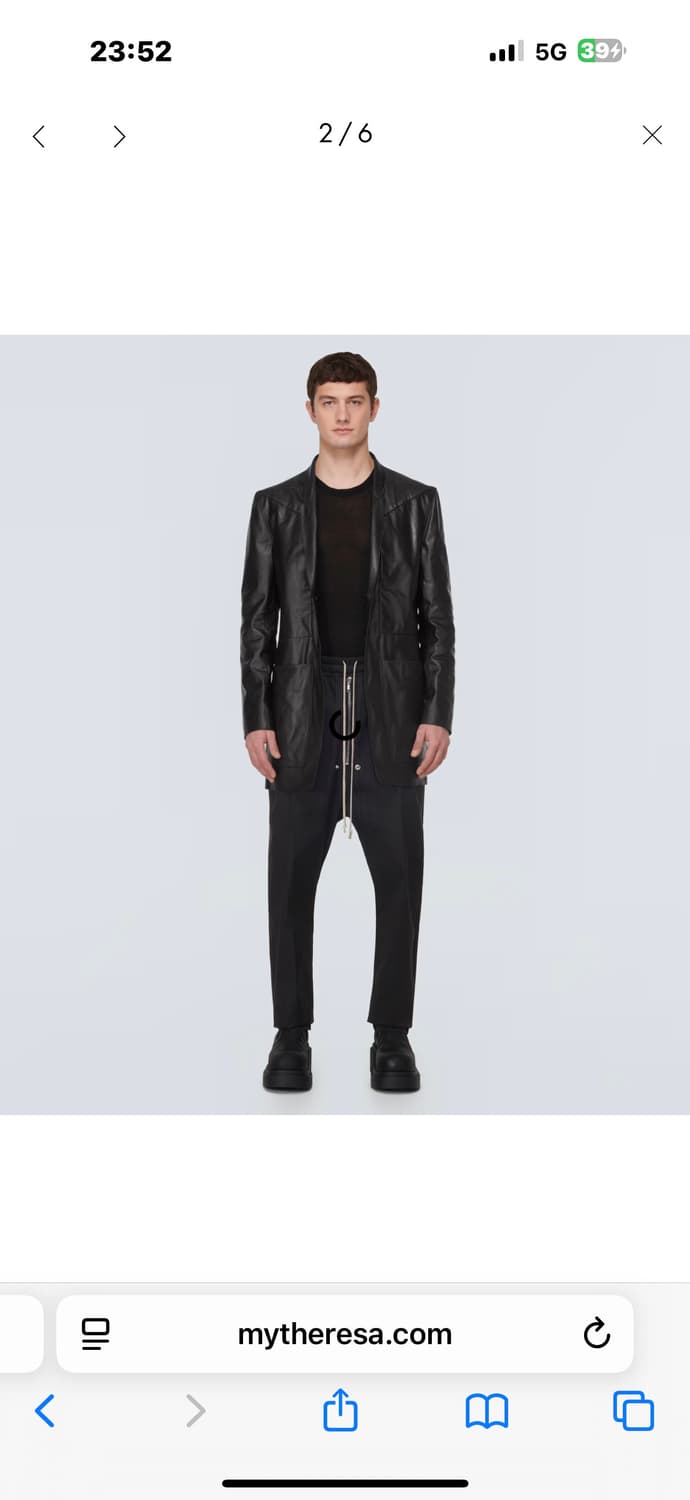 리도 가죽 자켓 ss2025 상품이미지2