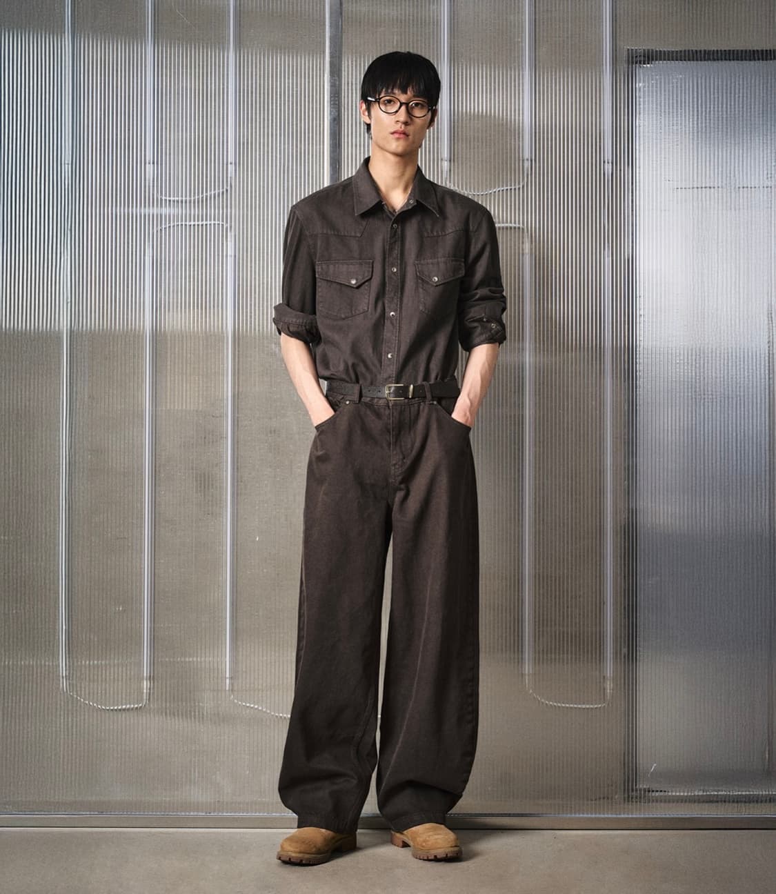 엘무드 웨스턴 데님 셋업 48, 46 상품이미지3