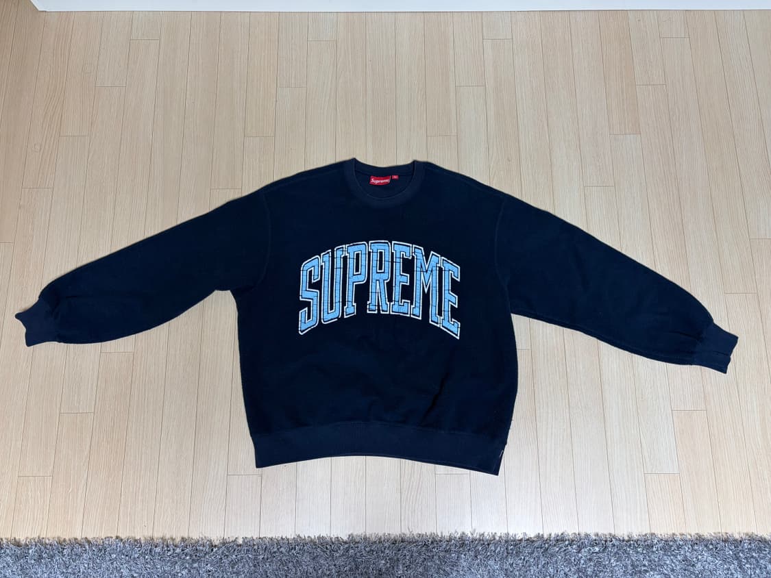 슈프림 인사이드 아웃 맨투맨 네이비 / L (23fw) 상품이미지1