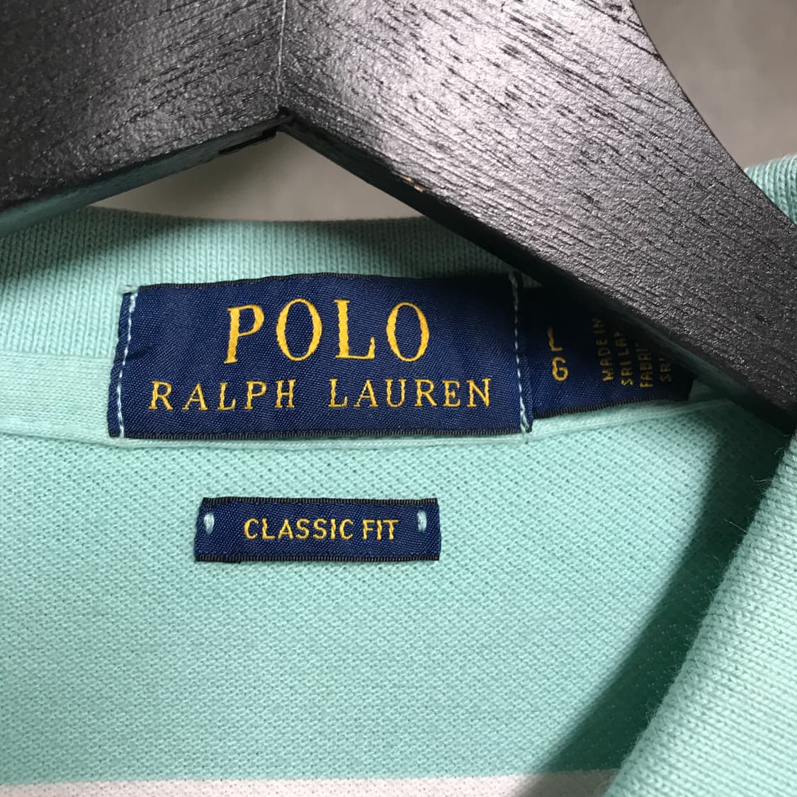 폴로 랄프로렌 PK 단가라 반팔 카라티 L 상품이미지5