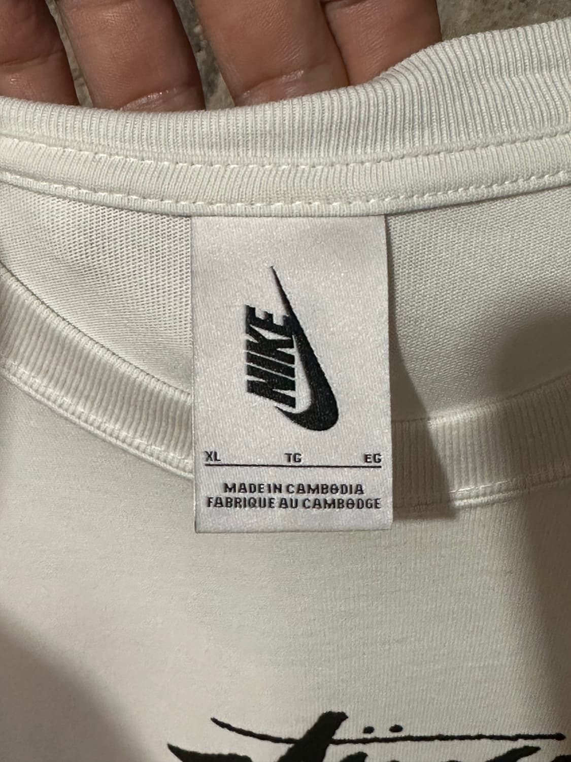 나이키 x 스투시 월드투어 티셔츠 상품이미지4