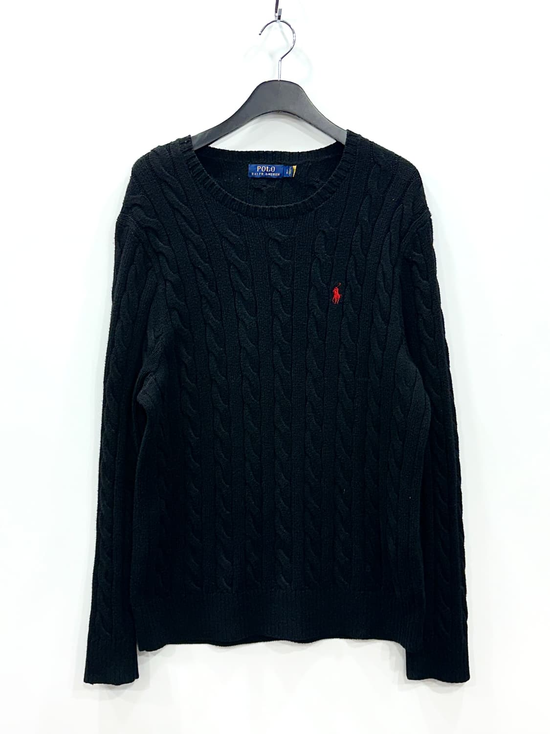 폴로 랄프로렌 케이블니트 코튼 스웨터 L 상품이미지1