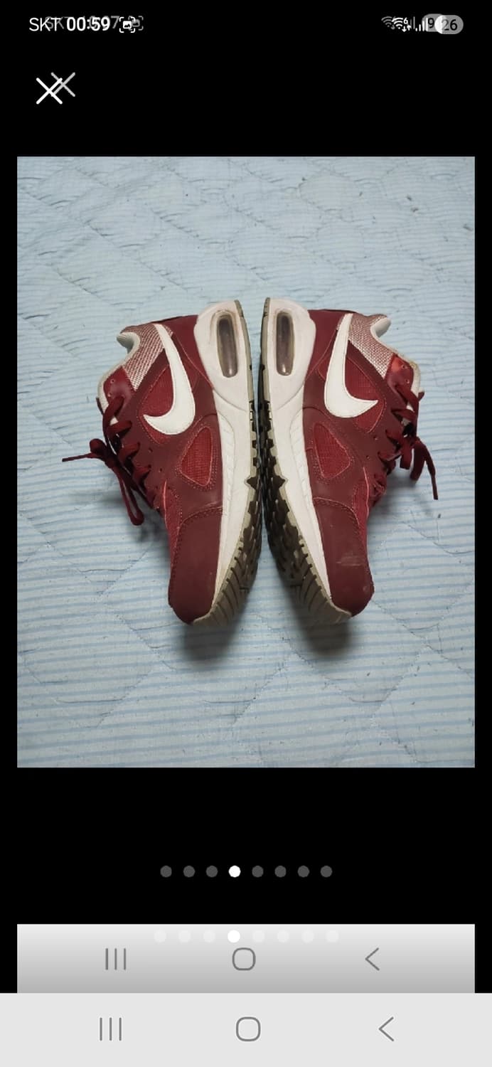 나이키 에어맥스 코트 버건디 265 상품이미지4