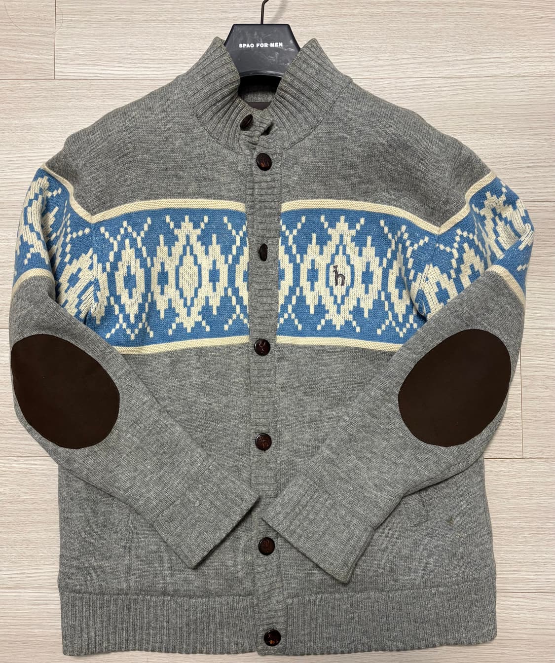 헤지스 캐쥬얼 노르딕 울 니트 가디건 95 K07436 상품이미지1