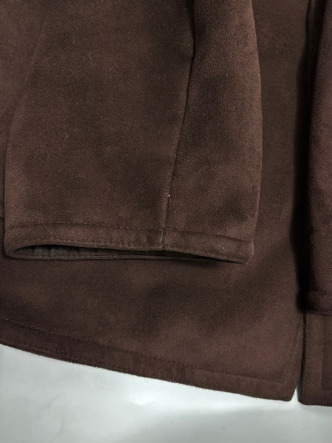 마르코폴로 marco polo 인조 스웨이드 퍼 카라 자켓 상품이미지6