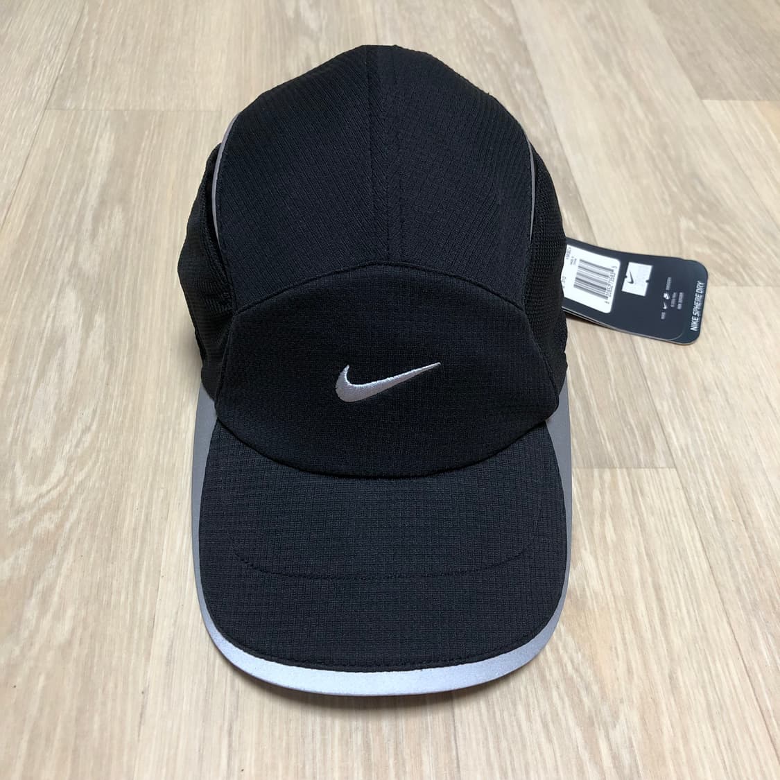 (ONE SIZE) 00's 새상품 나이키 스피어드라이 스카치러닝캡 블랙 상품이미지1