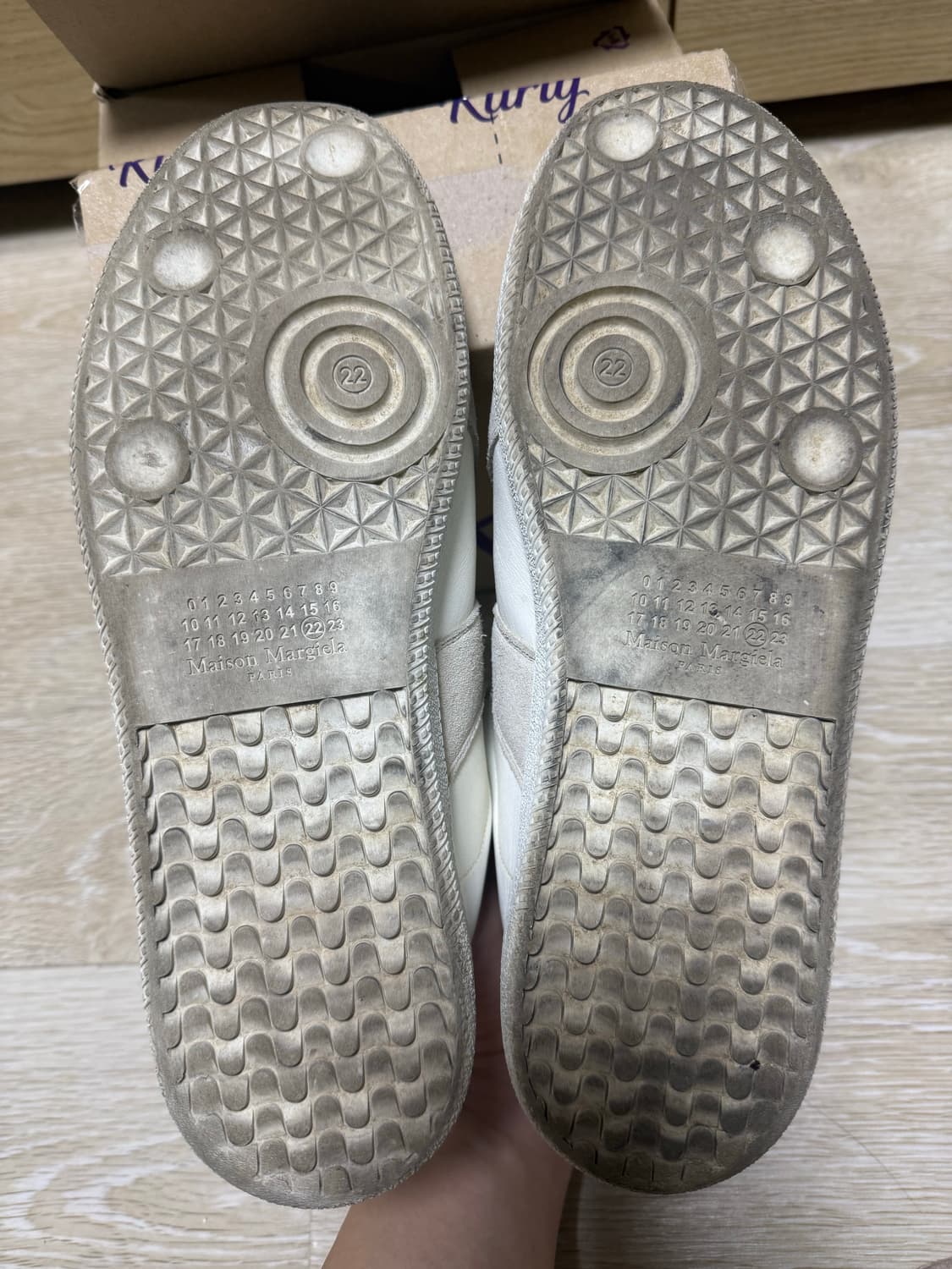 메종 마르지엘라 독일군 스니커즈 화이트 43사이즈 상품이미지8