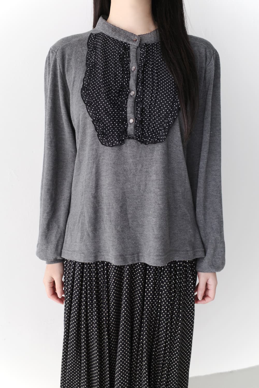 dot layered long sleeve 상품이미지4