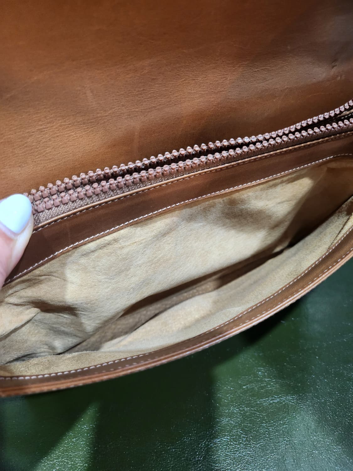 올드 빈티지 구찌 브라운 레더 숄더백 정품 상품이미지7