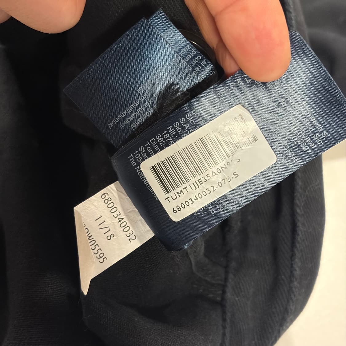 [S] 타미힐피거 타미진스 블랙 코튼 트러커 자켓 B859 상품이미지9