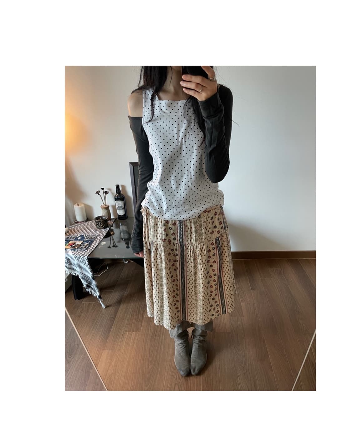 dot sleeveless 상품이미지4