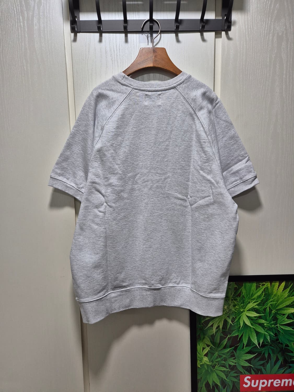 (세일)(새상품)썬시티 반팔 맨투맨 티셔츠 회색 상품이미지10