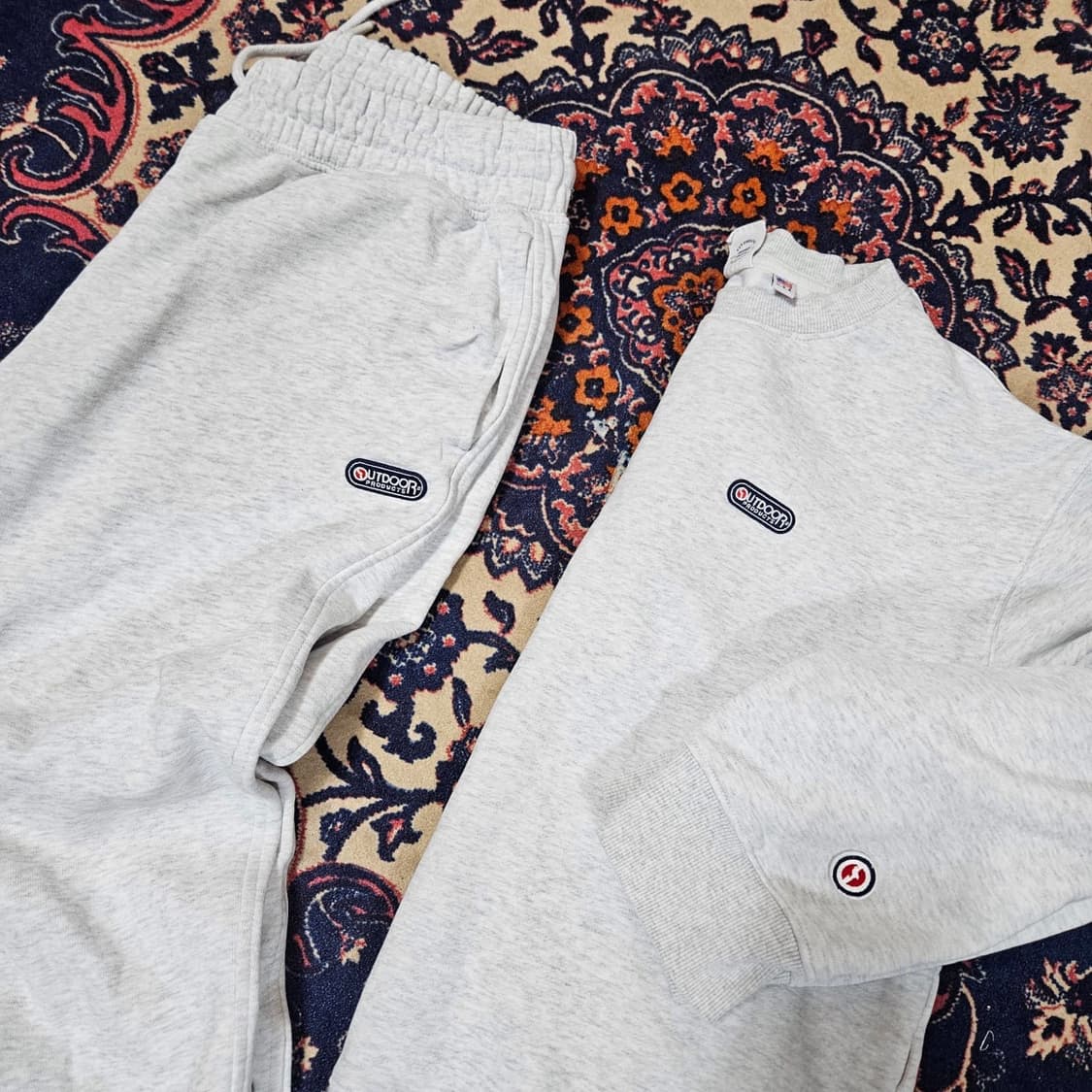 아웃도어프로덕츠 에센셜로고 트레이닝 셋업 상품이미지3