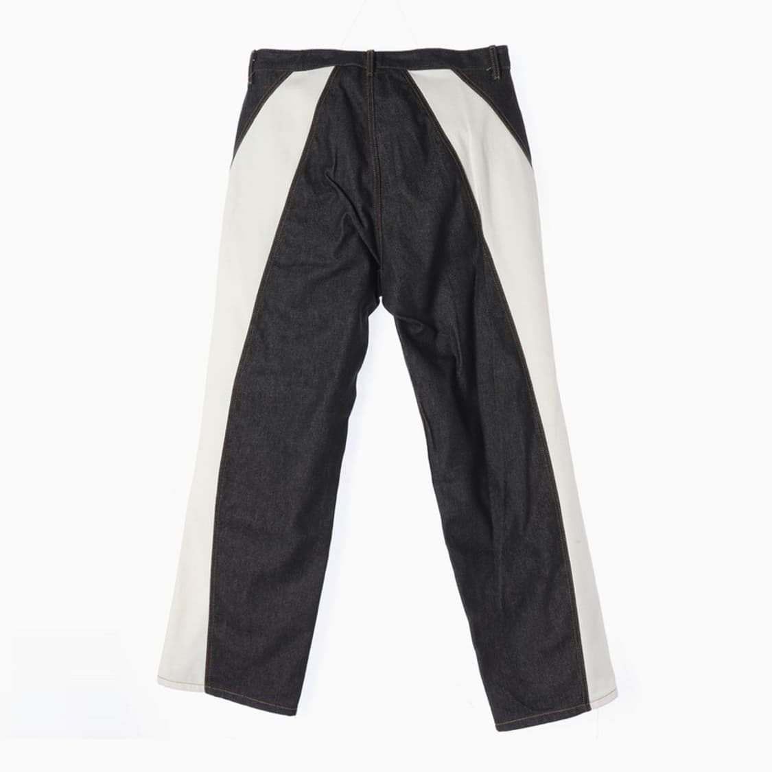 피스오브마인드 사이드 배색 와이드 데님 팬츠 XL 상품이미지2