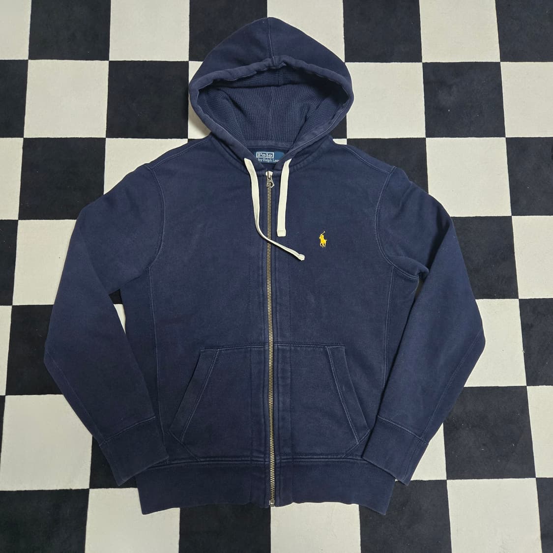 M 폴로랄프로렌 써멀 후드 집업 네이비 상품이미지1