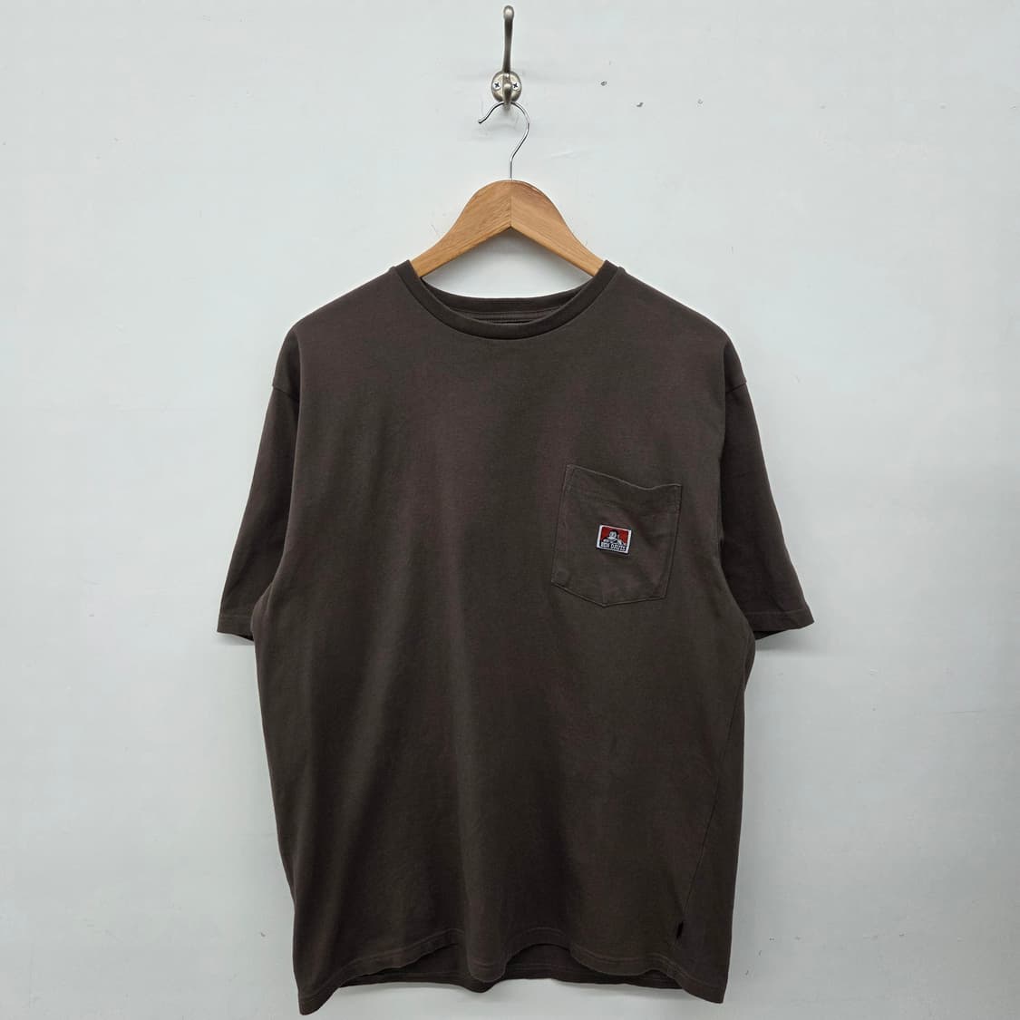벤 데이비스 포켓 반팔 티셔츠 브라운 남성XL 상품이미지1