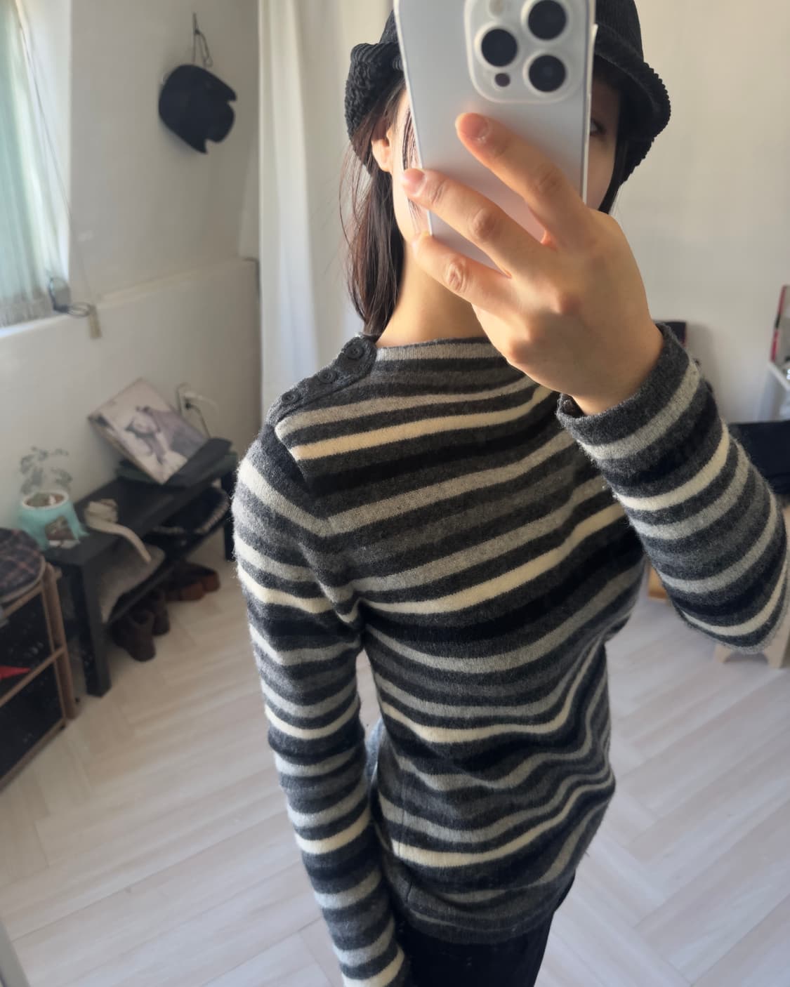 [Belle Maison] border wool blend knit 상품이미지7
