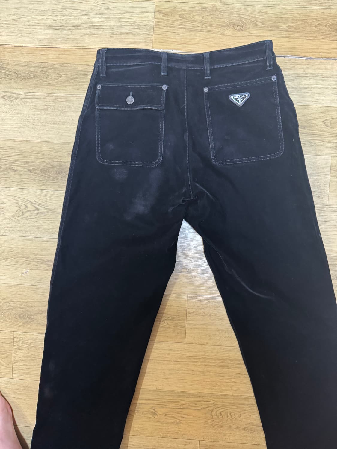 [s]프라다 벨벳 데님팬츠 상품이미지1