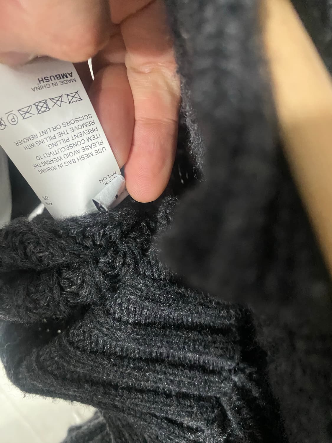 ambush 앰부쉬 디스트로이드 니트 상품이미지4