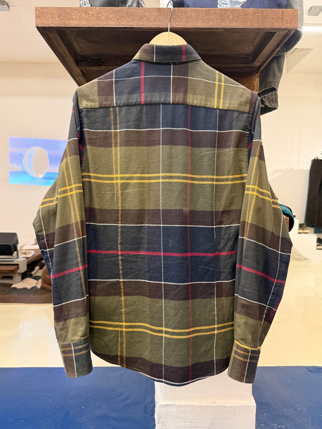 Barbour 바버 체크 셔츠 상품이미지4