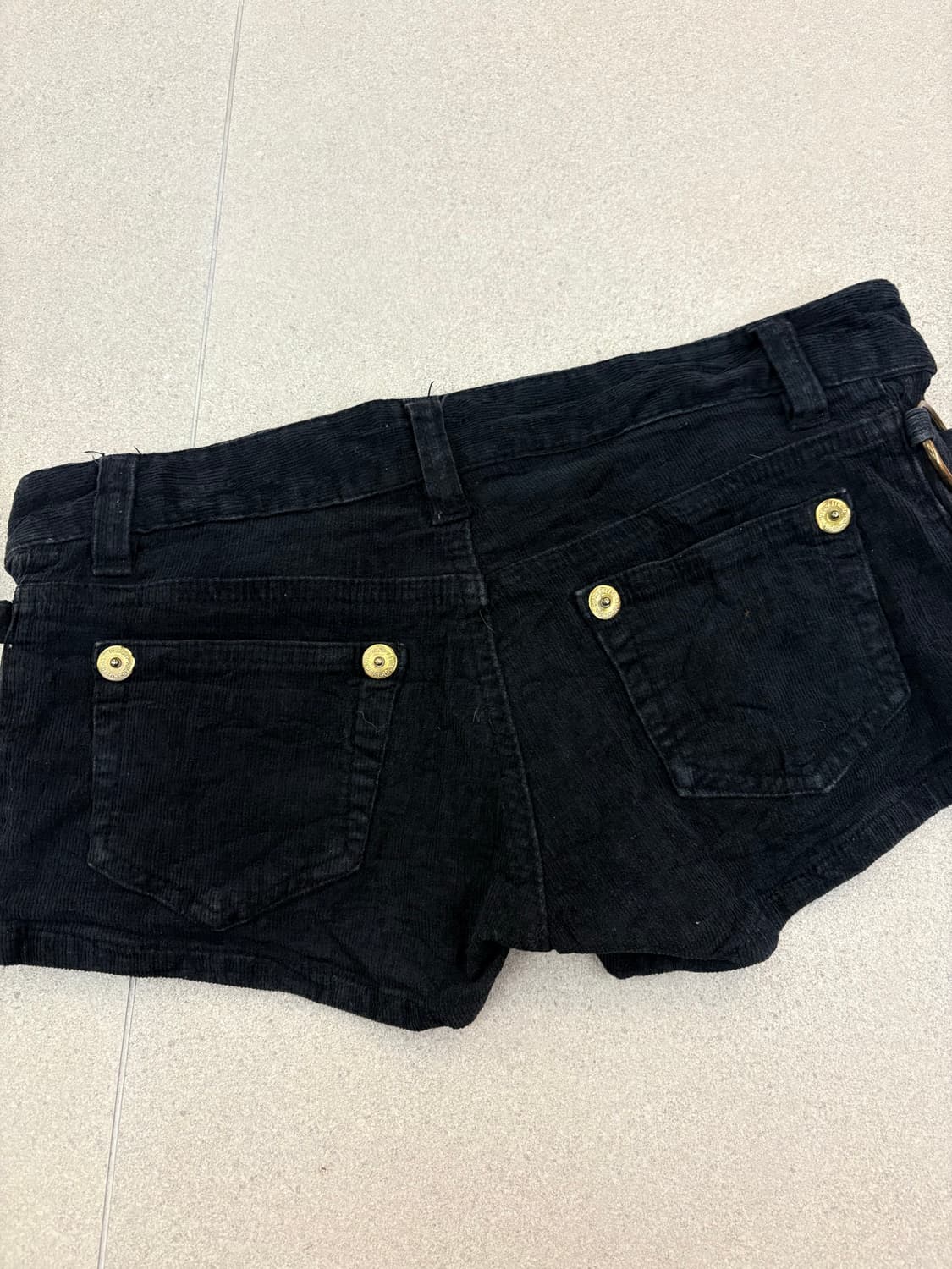 코듀로이 사이드 링 숏츠 상품이미지5