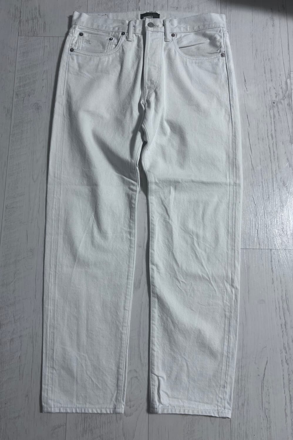 RRL 리미티드 에디션 스트레이트 테이퍼드 진 32 32 내추럴 상품이미지1