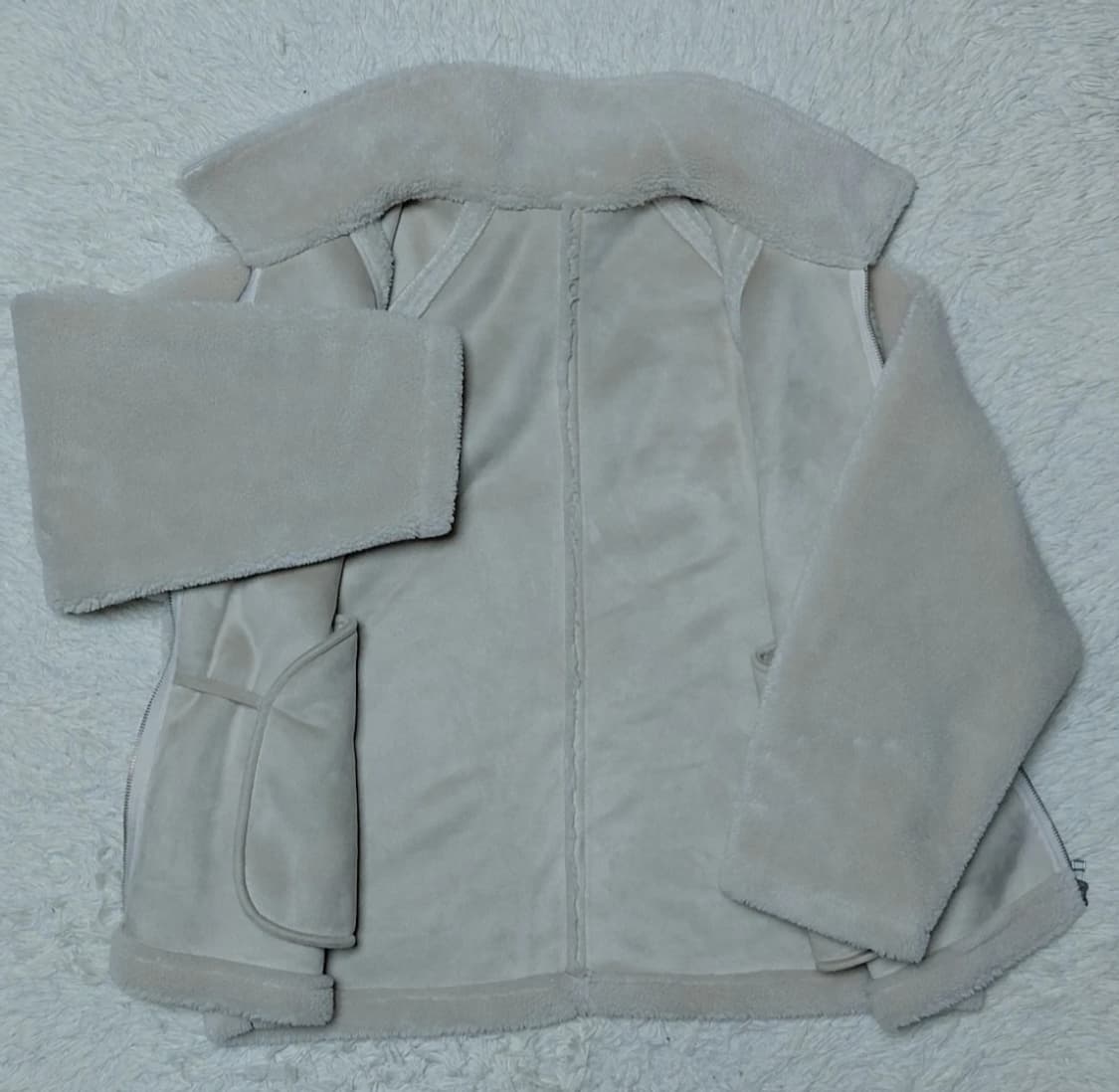 일본 SENSE OF PLACE 에코 스웨이드 자켓 (one size) 상품이미지3