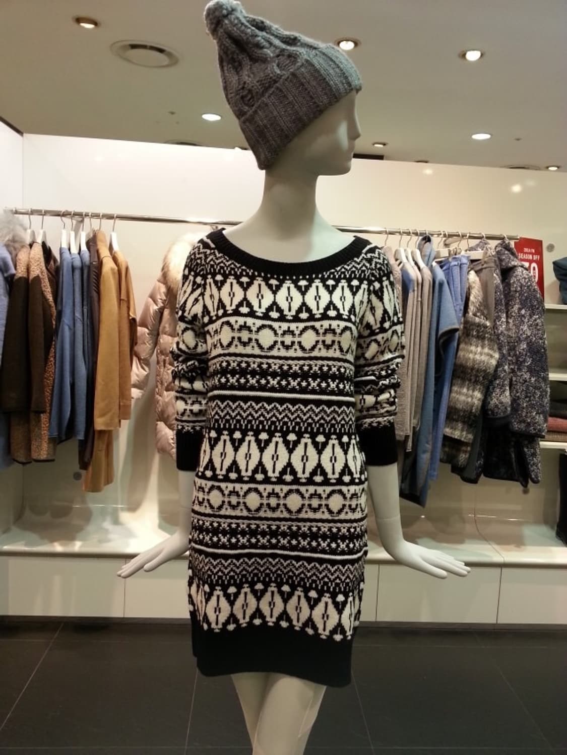 스테피넬 보트넥 니트 상품이미지3