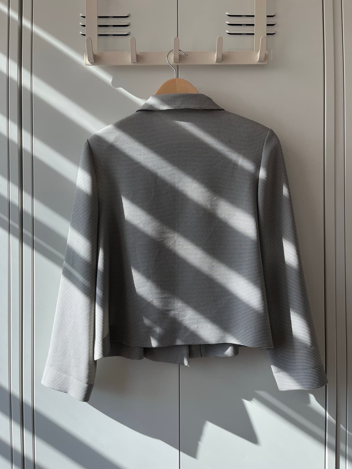 Japanese vintage 하운드 체크 블라우스 상품이미지8