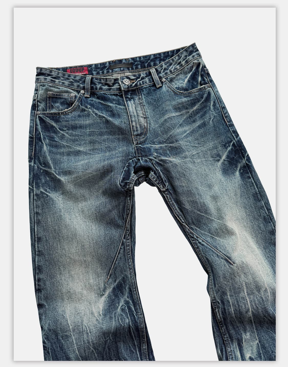 Tsunami Wave Washed Cut Denim  상품이미지2