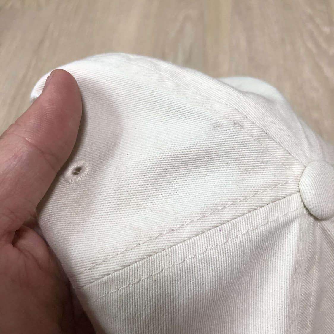 (ONE SIZE) OOO MARKET 빈티지 풋볼 캡 투톤 볼캡 상품이미지4