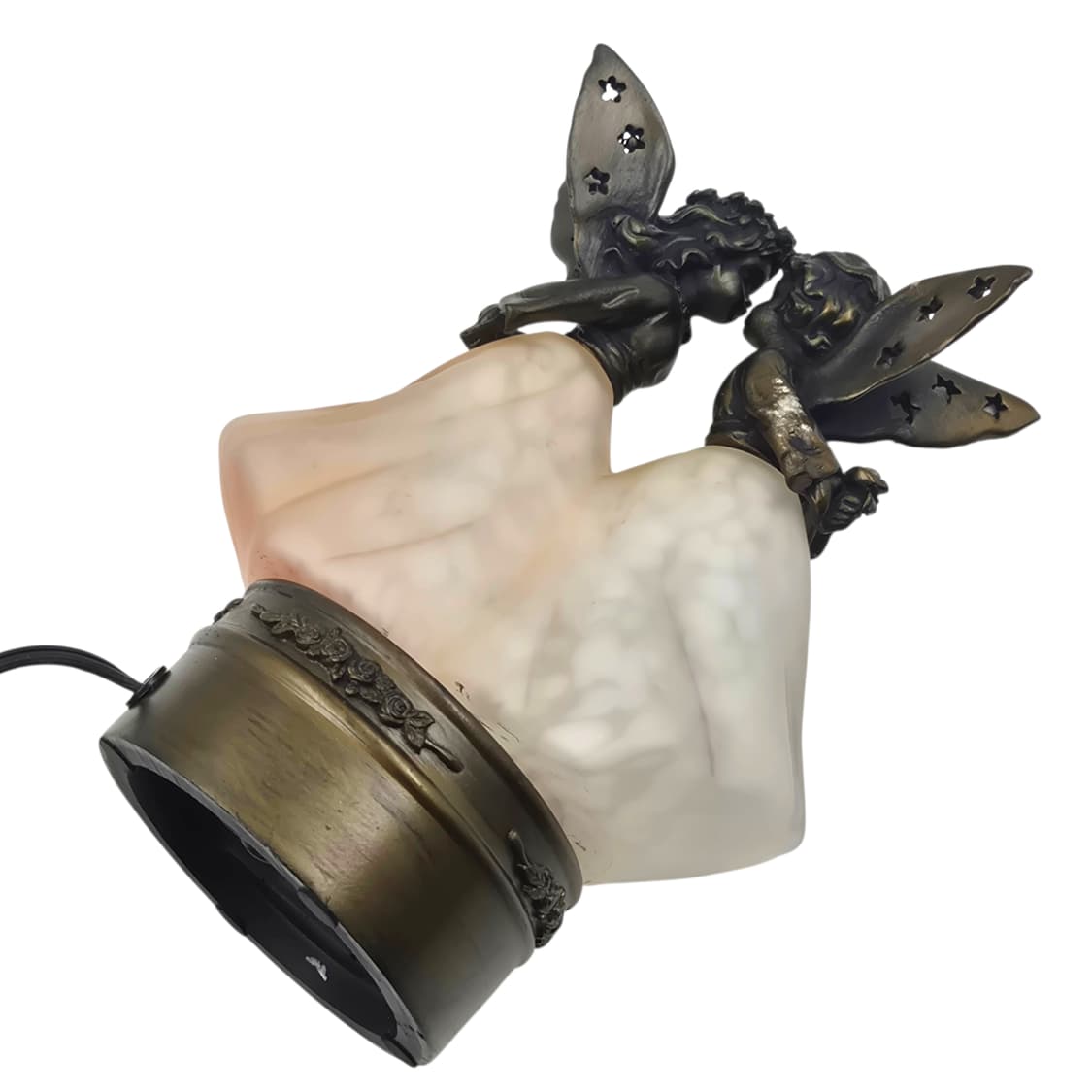 90s 엔틱 천사 유리 공예 마블 램프 상품이미지5