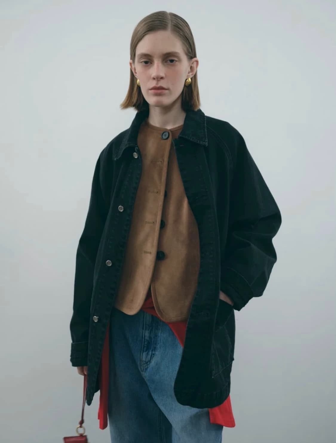 에토스 오버핏 데님 자켓 상품이미지1