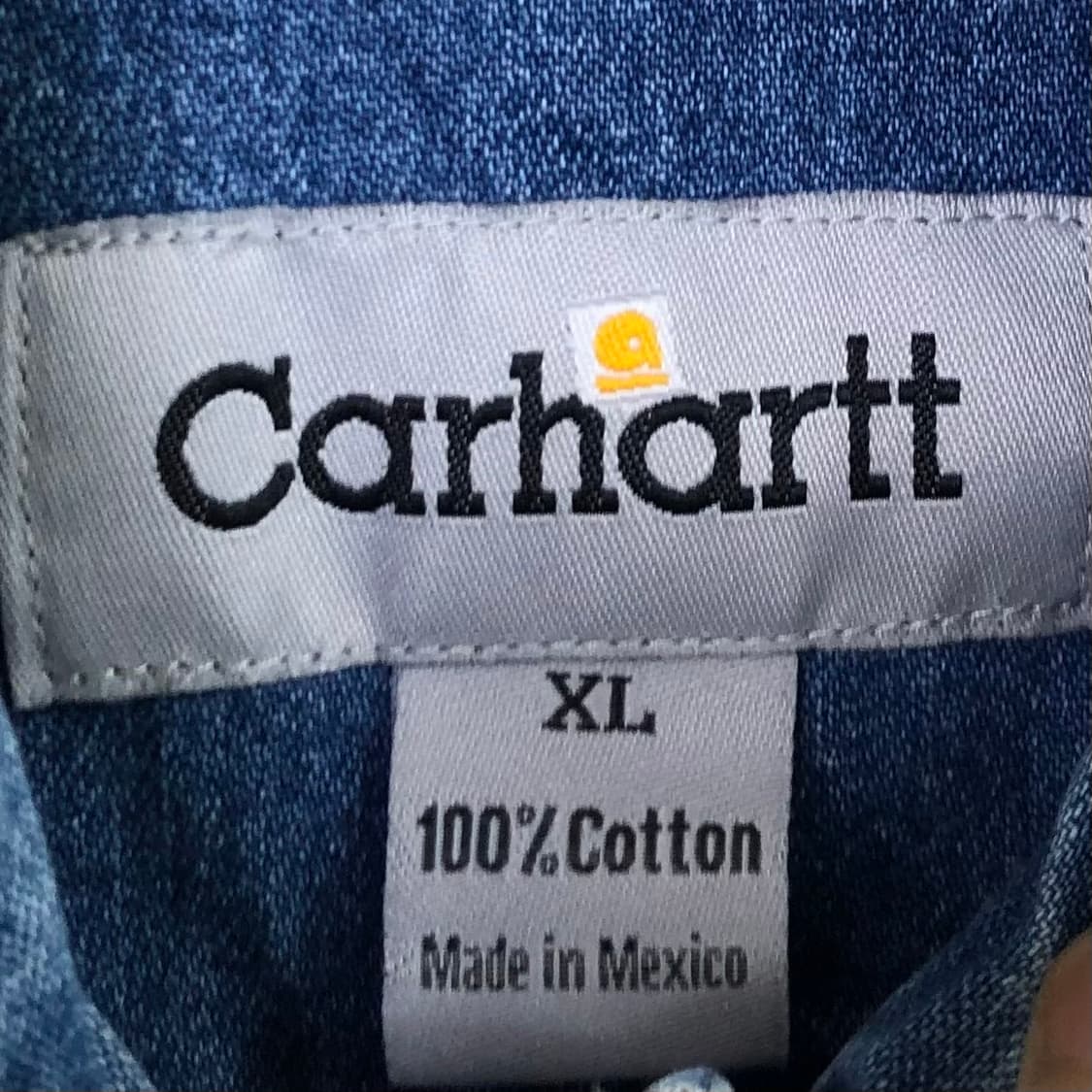 Xxl 칼하트 데님 셔츠 상품이미지3