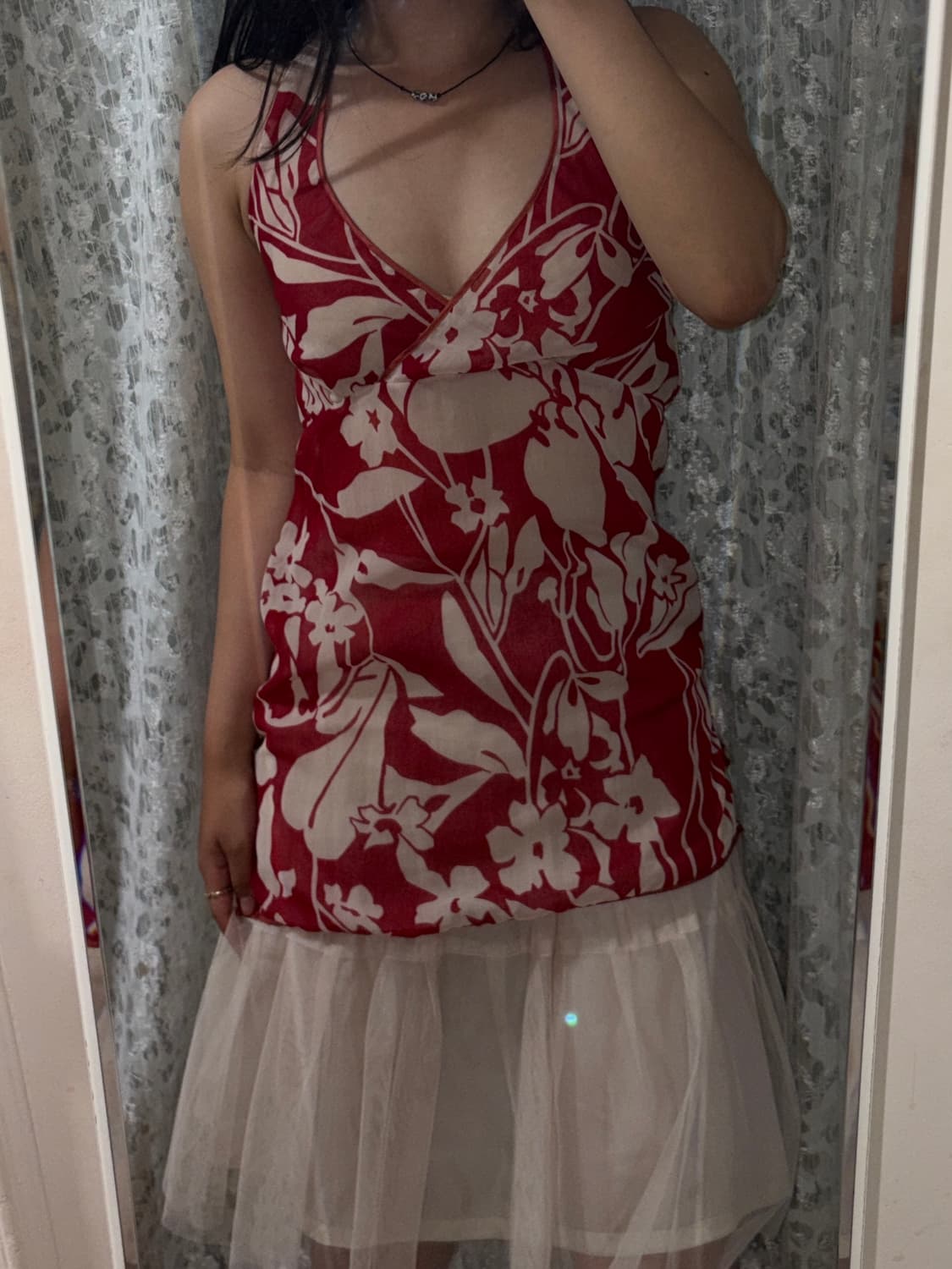 Red halter neck  상품이미지5