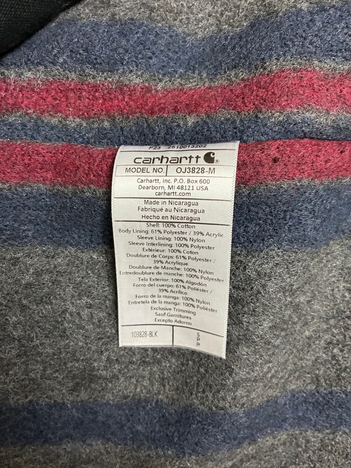 칼하트 0j3828-m(수선한 제품) S사이즈 상품이미지4