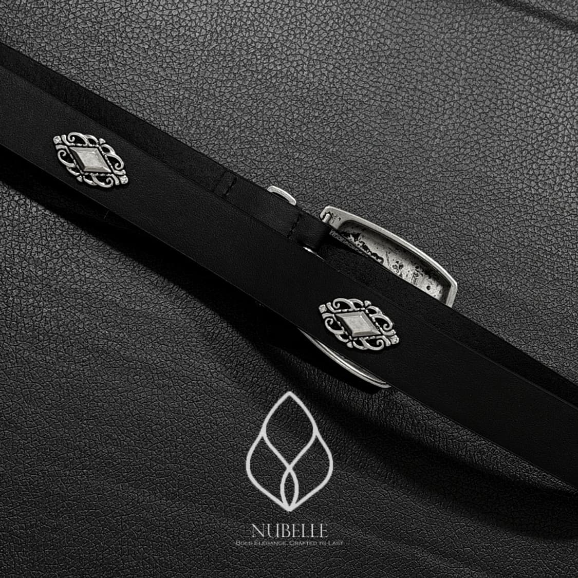 🌗 Chrome western belt / 크롬 스터드 웨스턴 벨트 상품이미지6