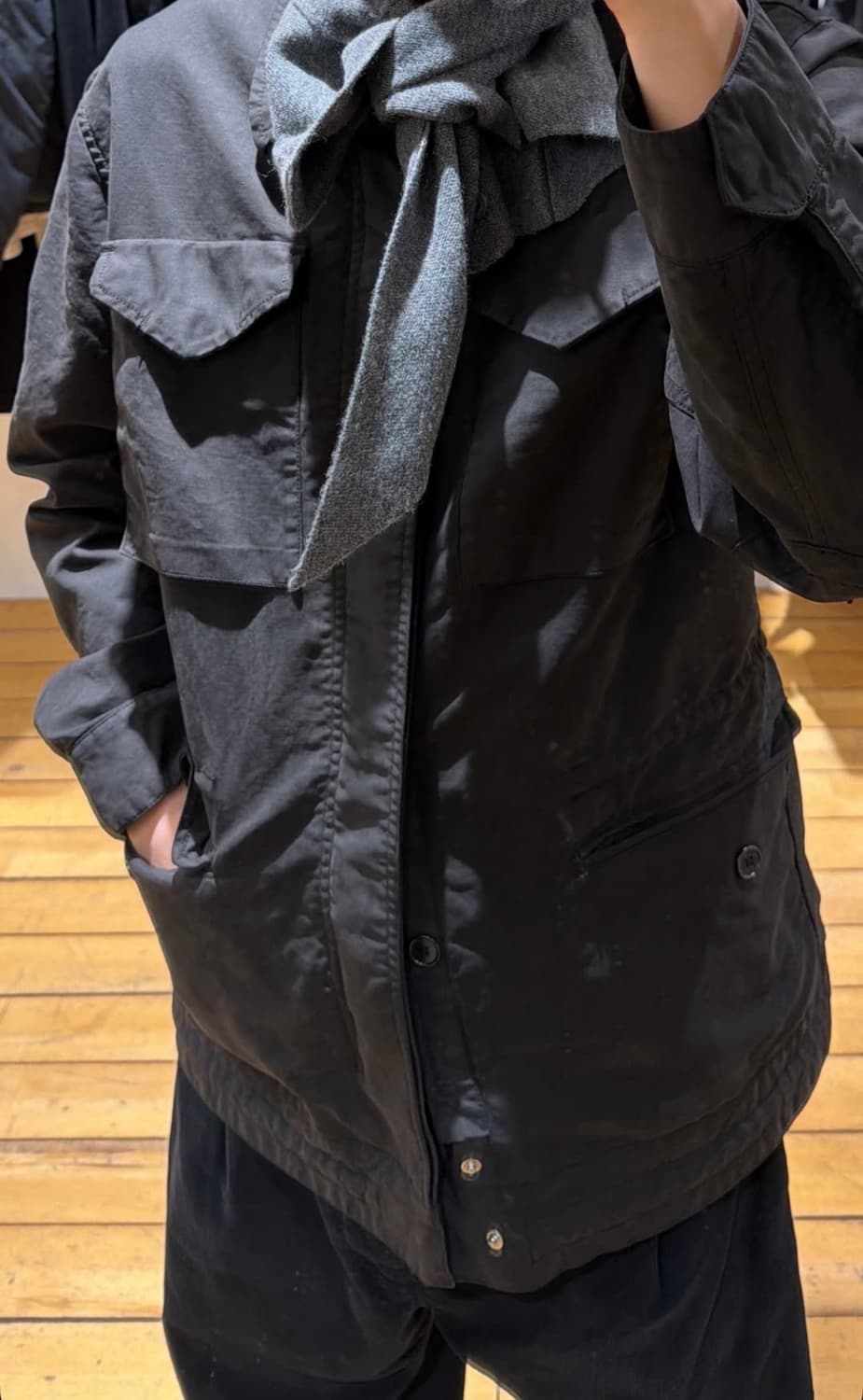 누마레 ee M-65 Jacket black 상품이미지4